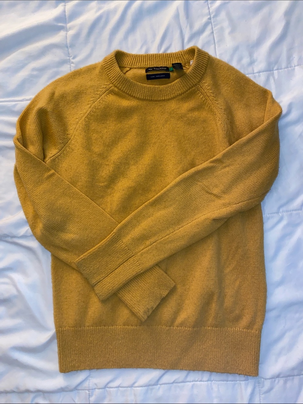 Dockers Mustard Yellow Crewneck Sweater